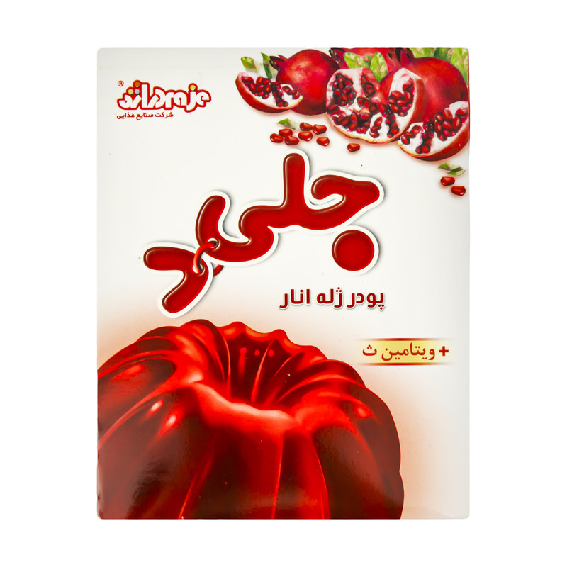 پودر ژله جلید 100گرمی طعم انار